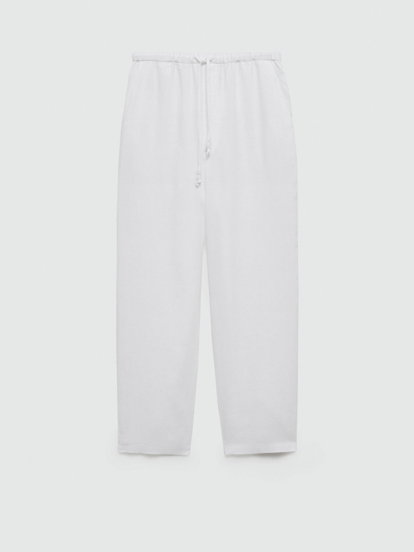 Повсякденні штани MANGO Linen модель 77050332_1 Фото