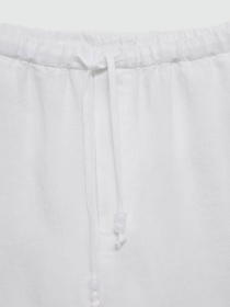 Повсякденні штани MANGO Linen модель 77050332_1 Фото