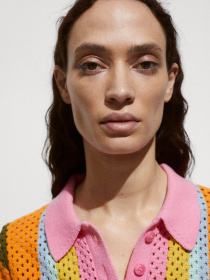 Поло MANGO Babylon модель 77050339_85 Фото