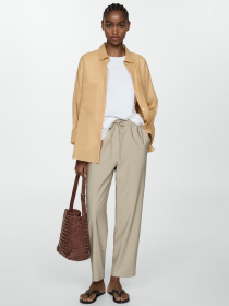 Повсякденні штани MANGO Fluido модель 77060350_8 Фото