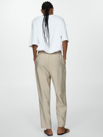 Повсякденні штани MANGO Fluido модель 77060350_8 Фото