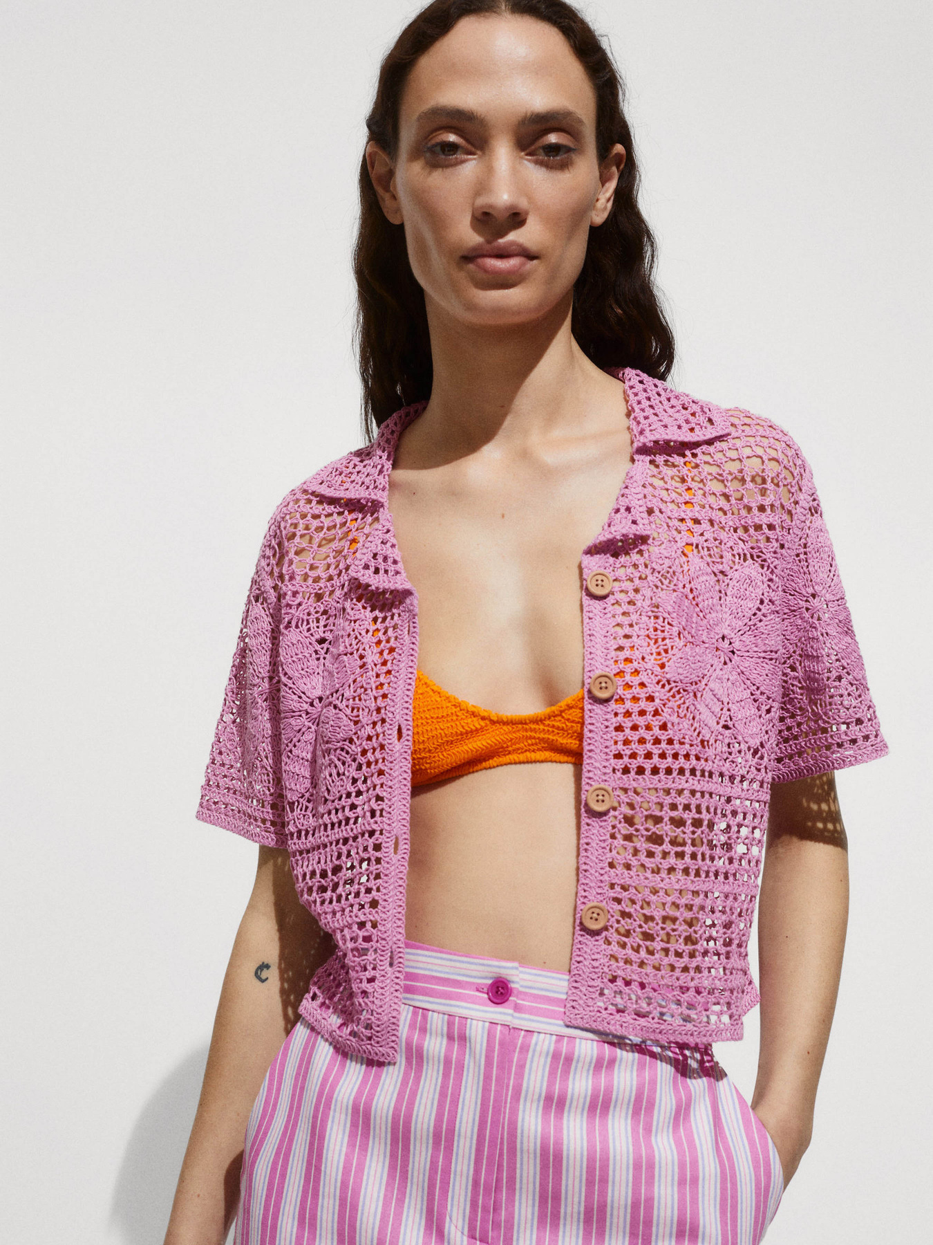 Рубашка MANGO Nusa модель 77090339_68 Фото