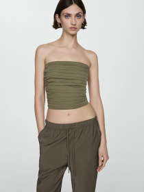 Повседневные штаны MANGO Fluido модель 77060350_37 Фото