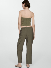 Повседневные штаны MANGO Fluido модель 77060350_37 Фото