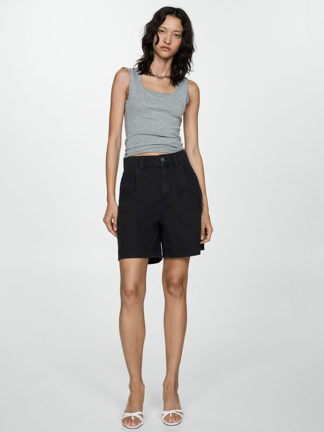 Джинсові шорти MANGO Marina модель 77010256_TN Фото