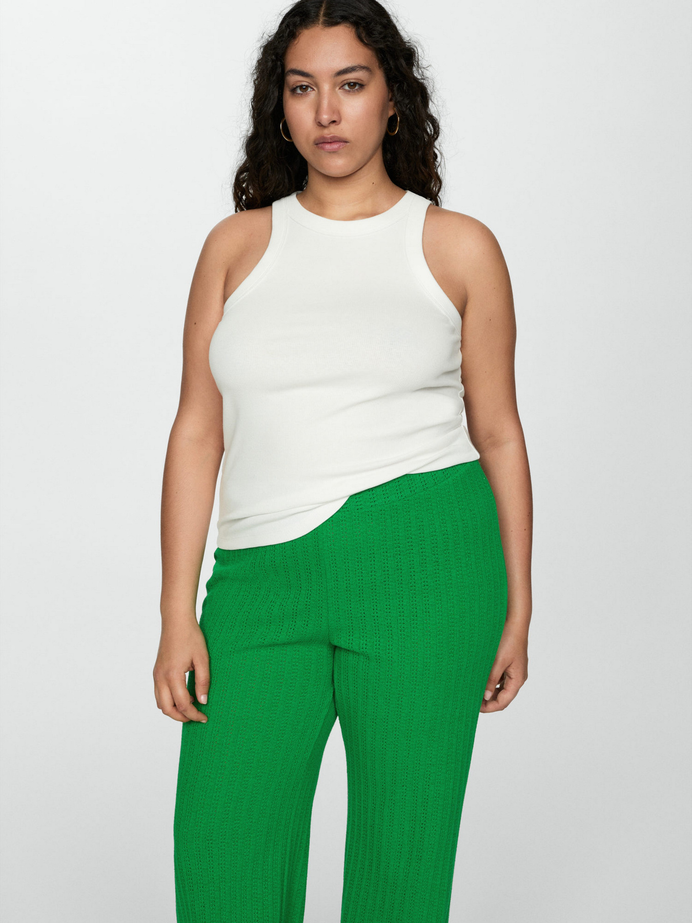 Палаццо MANGO Lime модель 77062005_43 Палаццо MANGO Lime модель 77062005_43 Фото