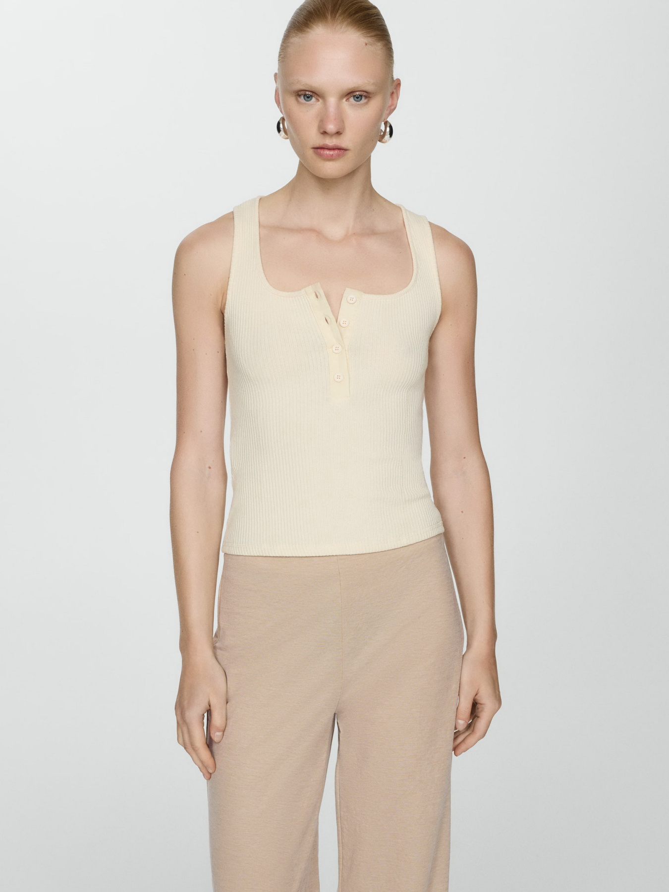 Палаццо MANGO Peach модель 77070361_8 Палаццо MANGO Peach модель 77070361_8 Фото