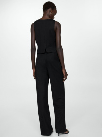 Штани палаццо MANGO Peach модель 77070361_99 Фото