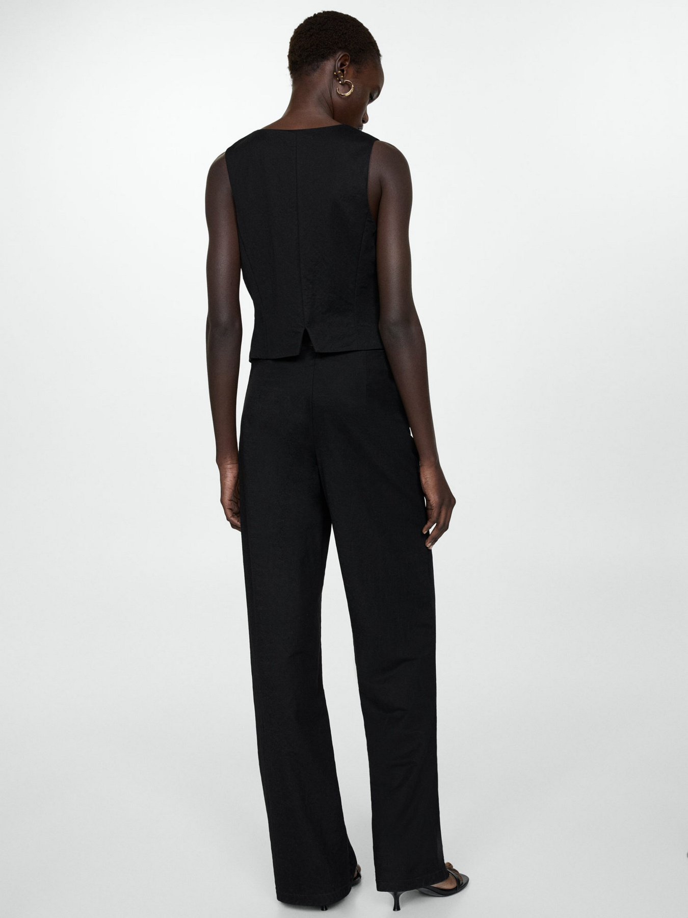 Палаццо MANGO Peach модель 77070361_99 Фото