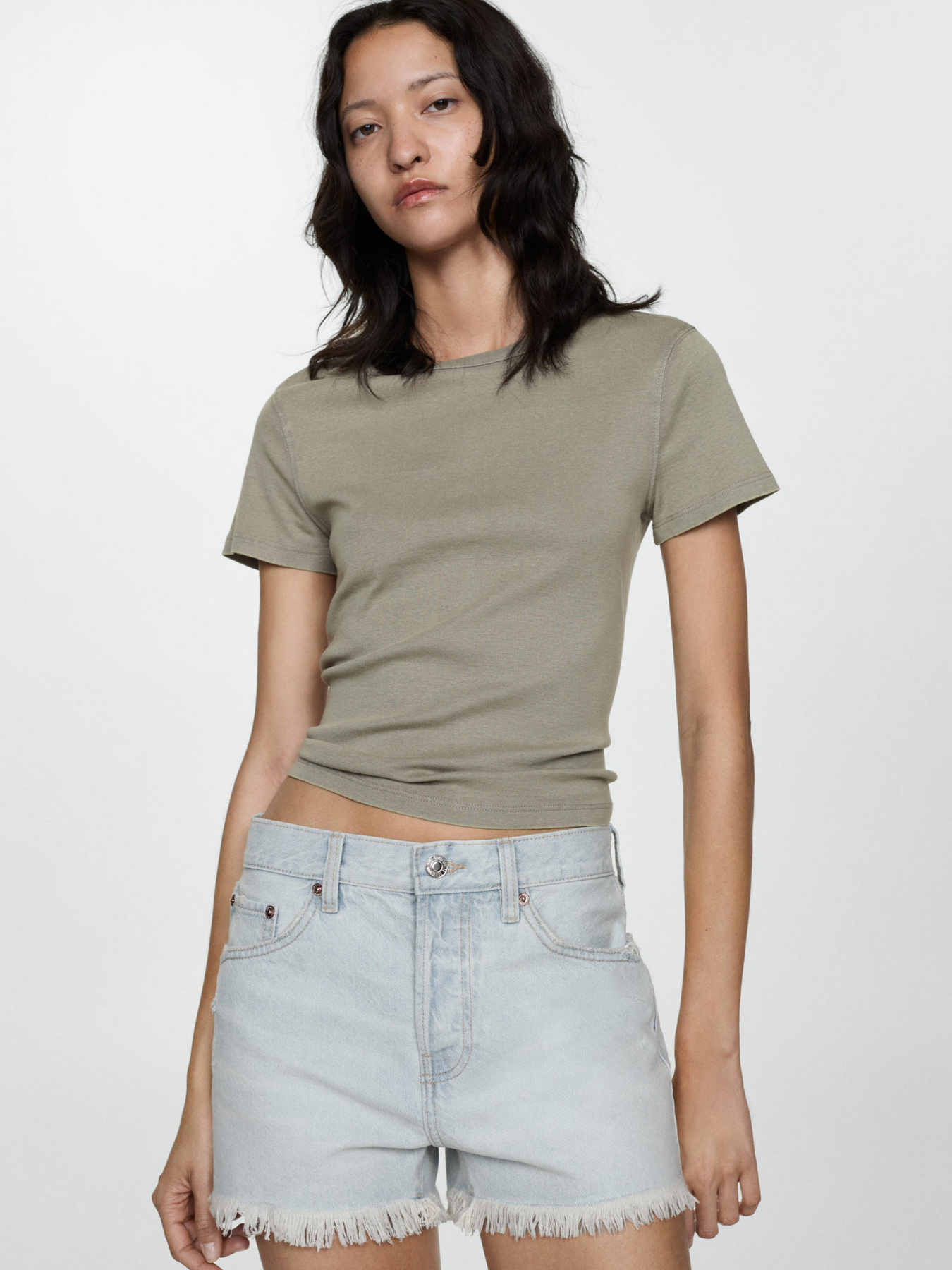 Шорты джинсовые MANGO Elena модель 77010285_TC Фото