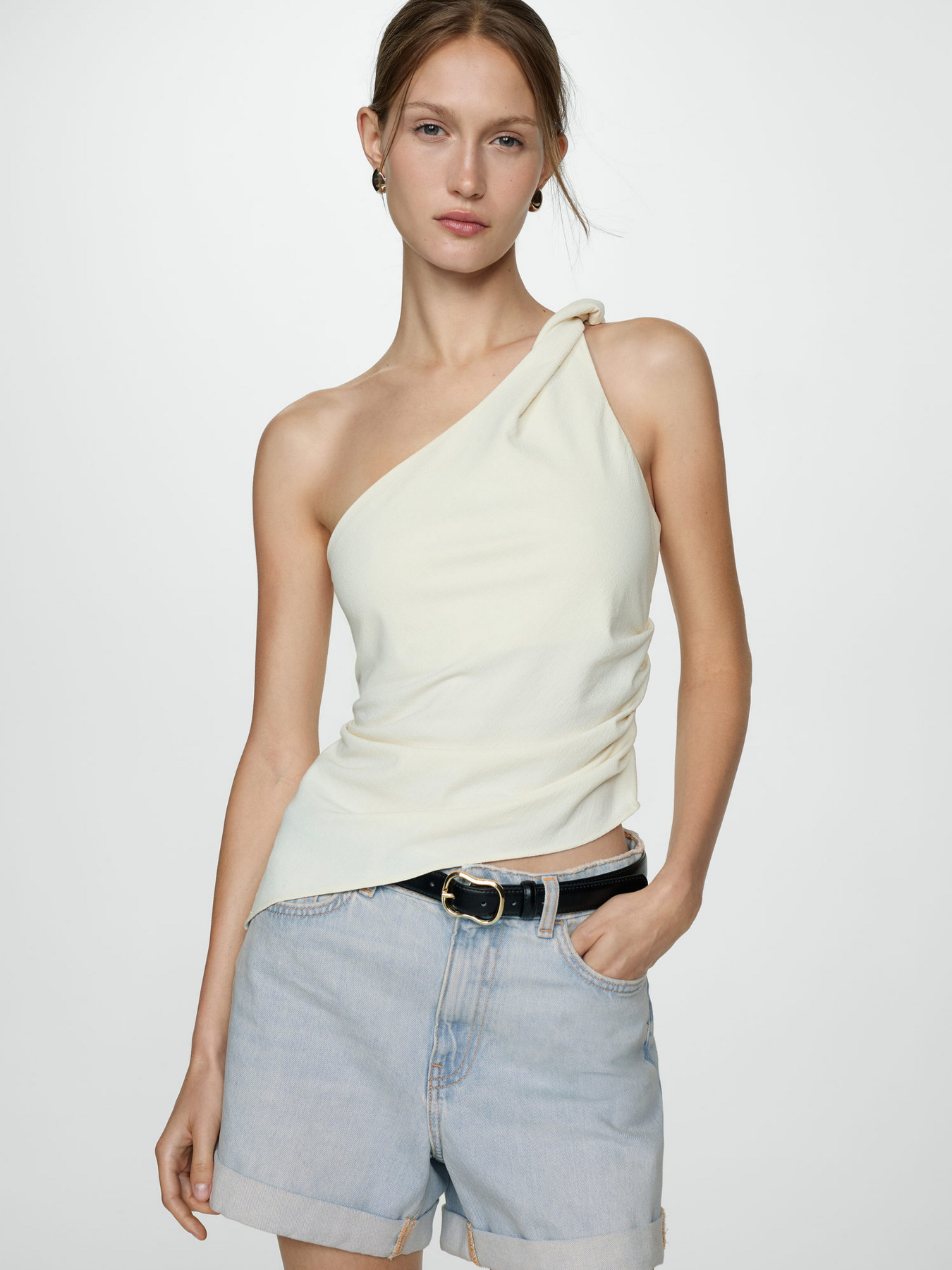 Шорты джинсовые MANGO Mom80 модель 77020334_TC Фото