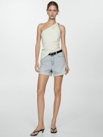 Шорты джинсовые MANGO Mom80 модель 77020334_TC Фото