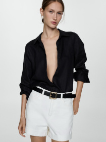 Шорты джинсовые MANGO Mom80 модель 77020335_1 Фото