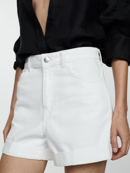 Джинсовые шорты MANGO Mom80 модель 77020335_1 Фото