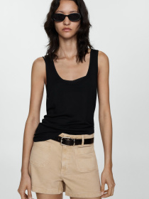 Шорты джинсовые MANGO Clea модель 77030331_7 Фото