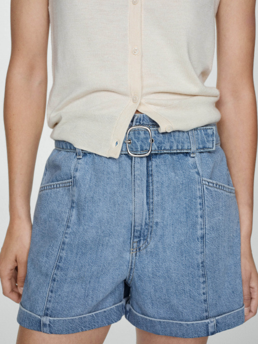 Джинсові шорти MANGO Delia модель 77050275_TM Фото