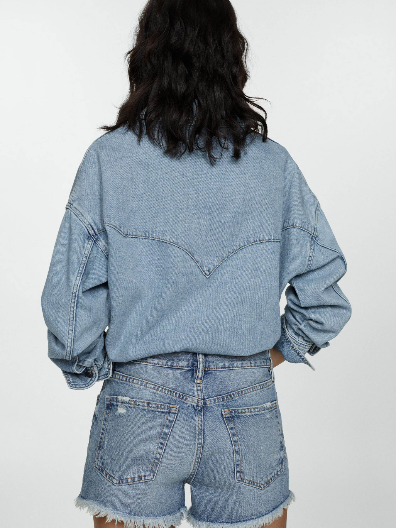 Шорты джинсовые MANGO Elena модель 77050284_TM Фото