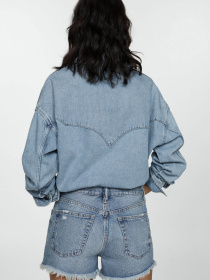 Шорты джинсовые MANGO Elena модель 77050284_TM Фото