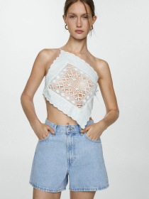 Шорты джинсовые MANGO Zoe модель 77070326_TC Фото