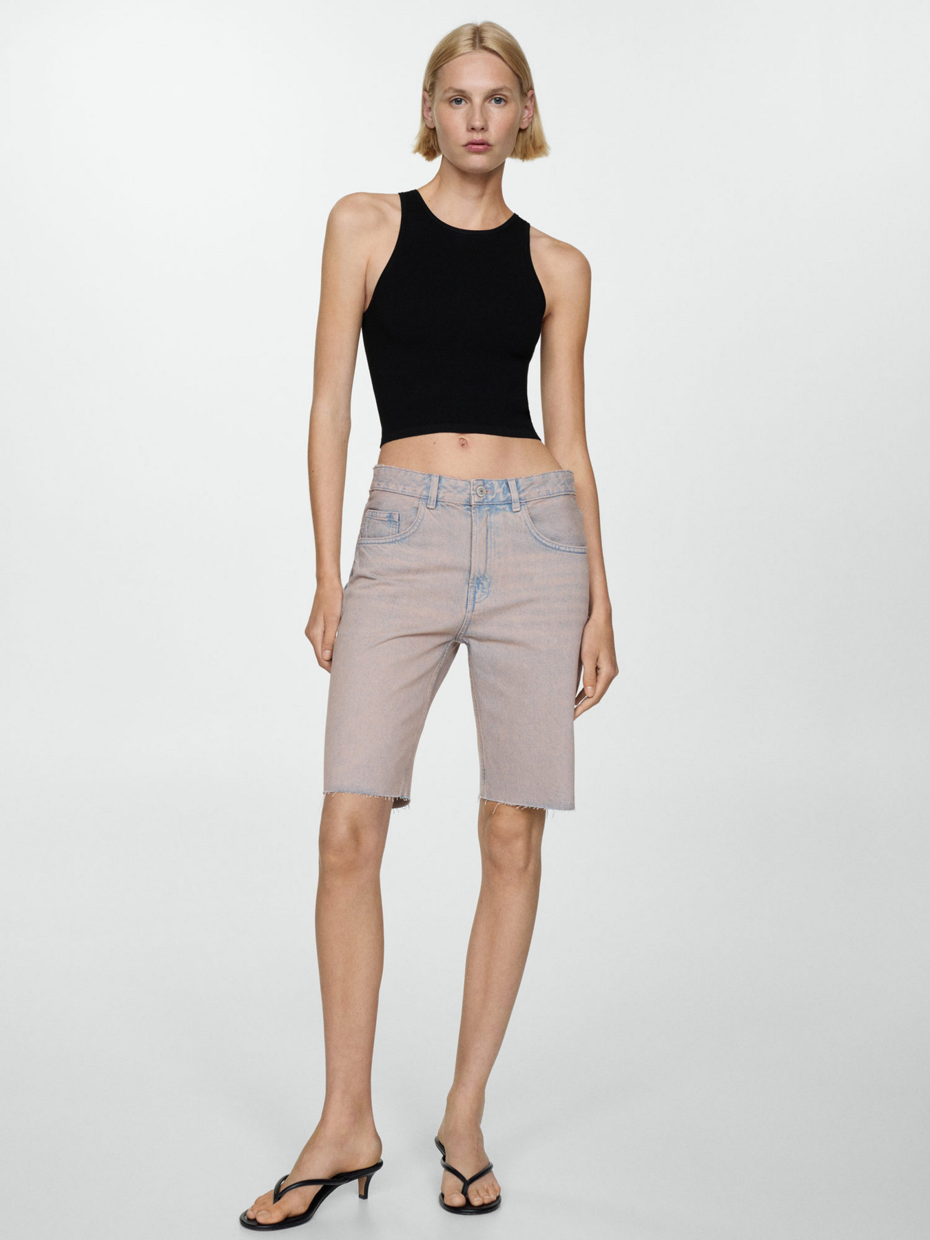 Шорти джинсові MANGO Miami модель 77050283_82 Фото