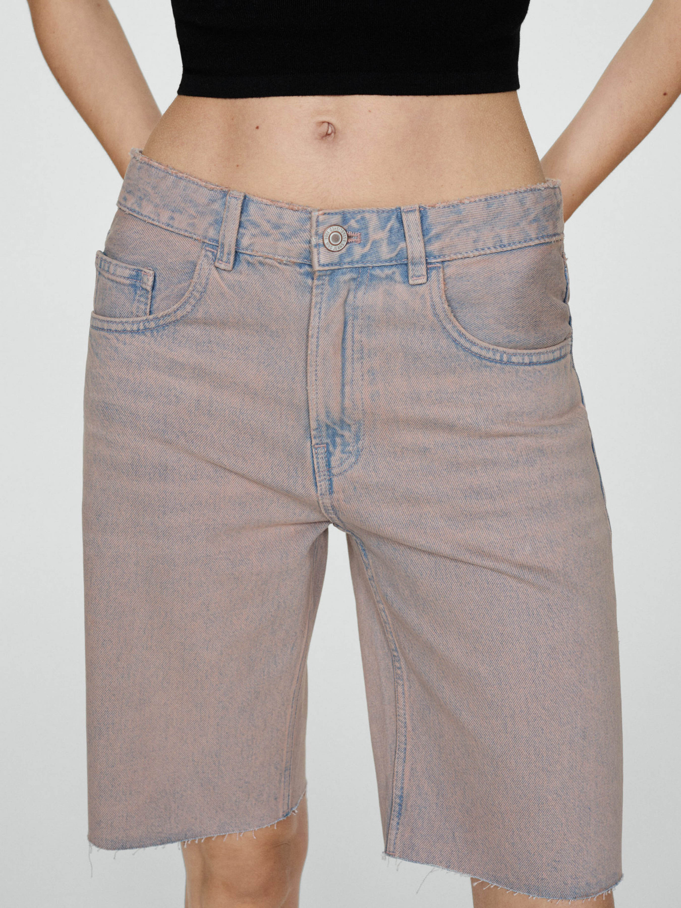 Шорти джинсові MANGO Miami модель 77050283_82 Фото