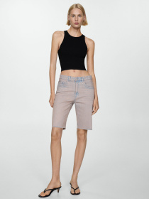 Шорти джинсові MANGO Miami модель 77050283_82 Фото