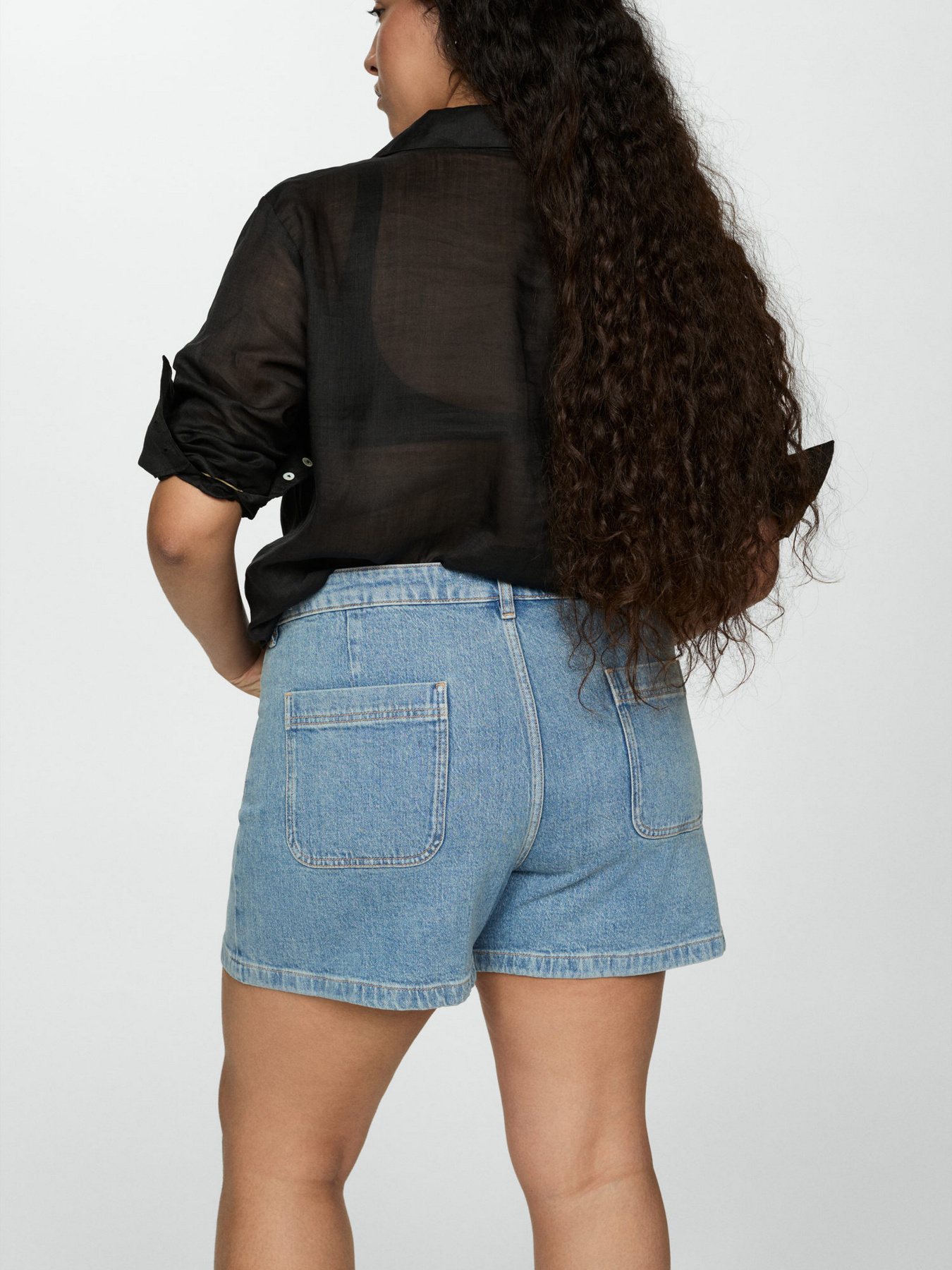 Джинсові шорти MANGO Clea модель 77090330_TM Джинсові шорти MANGO Clea модель 77090330_TM Фото