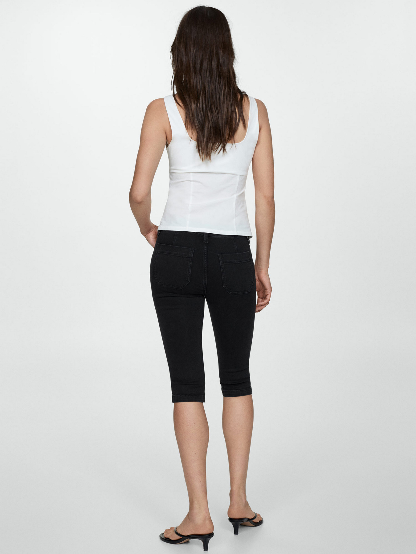 Шорти джинсові MANGO Lora модель 77080354_TN Фото