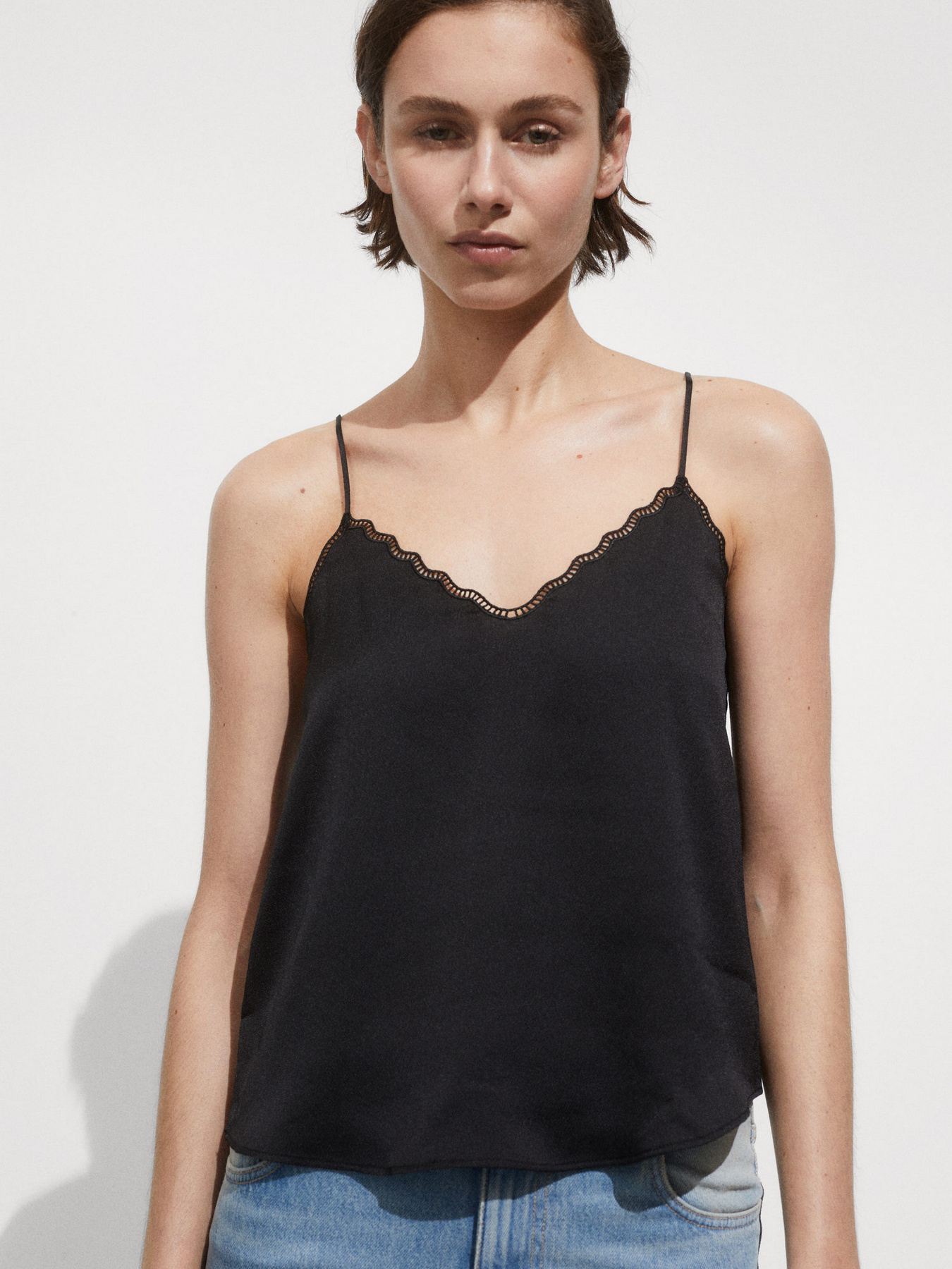 Майка MANGO Rachy модель 77060358_99 Майка MANGO Rachy модель 77060358_99 Фото