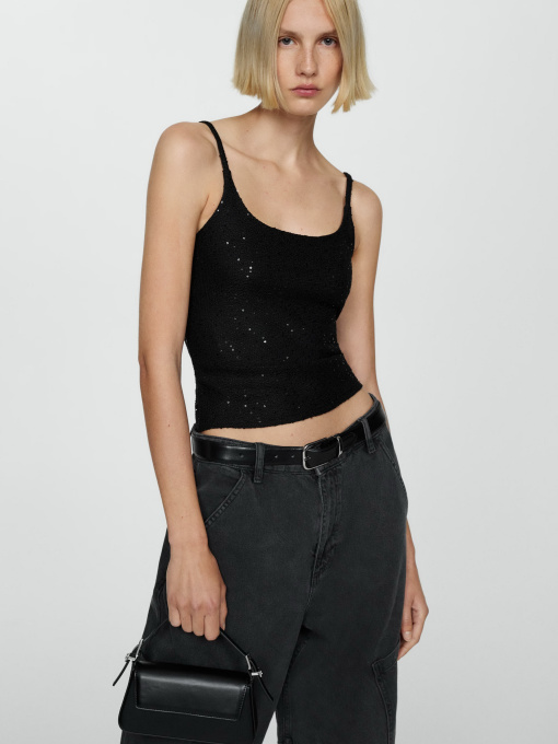 Майка MANGO Ron модель 77950371_99 Фото