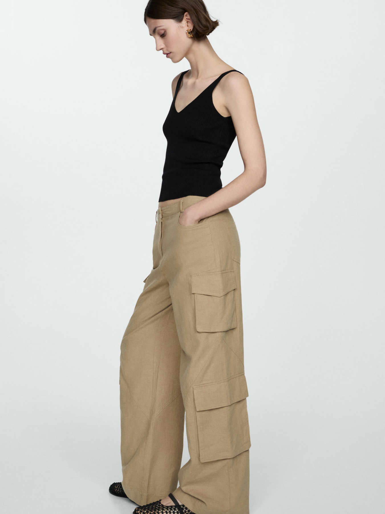 Майка MANGO Gymnasti модель 77060353_99 Майка MANGO Gymnasti модель 77060353_99 Фото