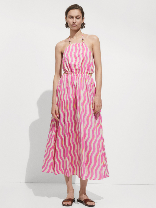 Платье миди MANGO Ibiza модель 77050345_85 Фото