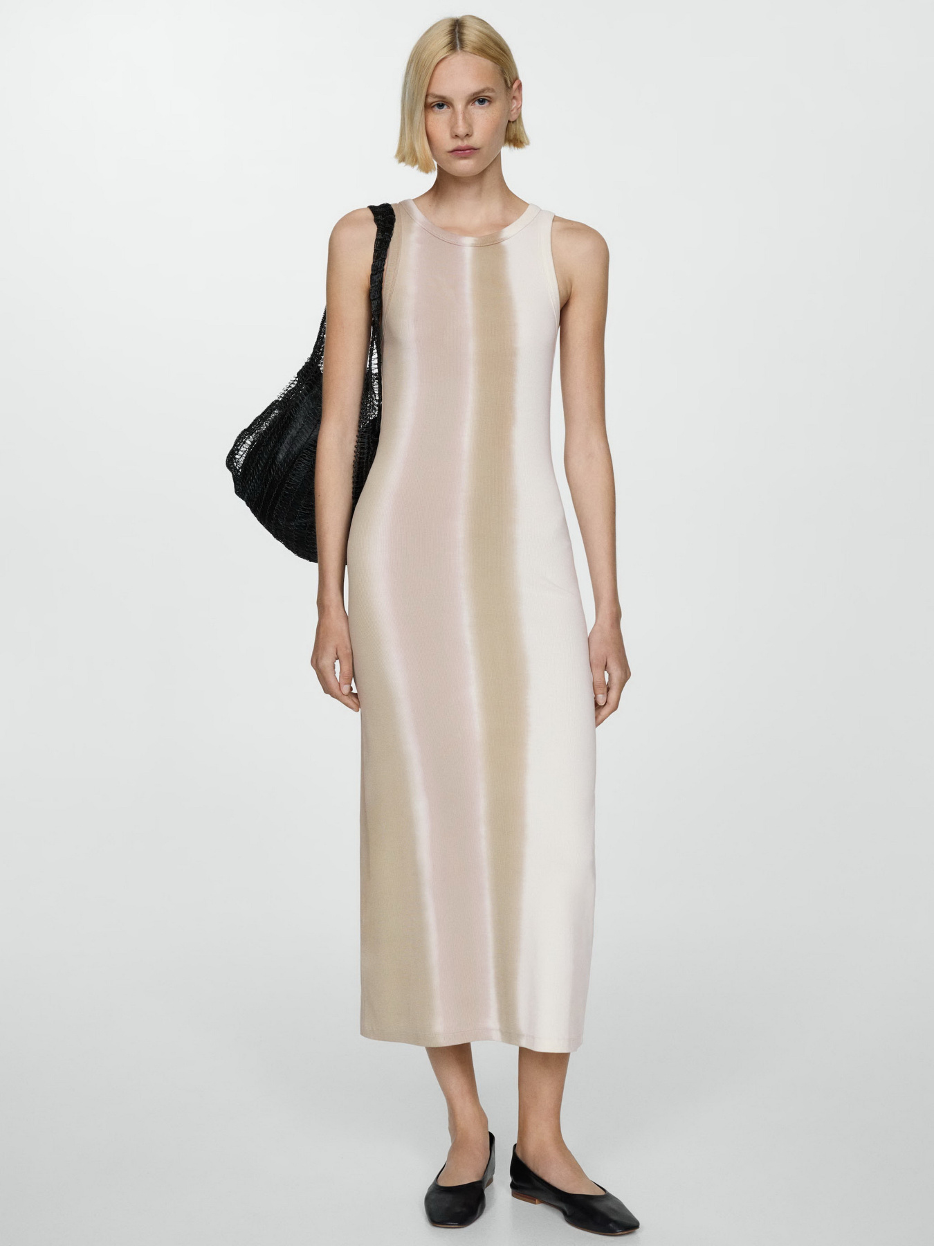 Сукня міді MANGO Rainbow модель 77050359_8 Сукня міді MANGO Rainbow модель 77050359_8 Фото