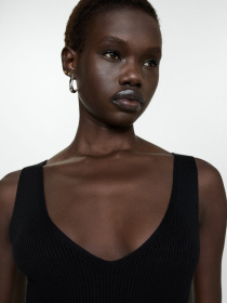 Платье миди MANGO Linda модель 77050335_99 Фото