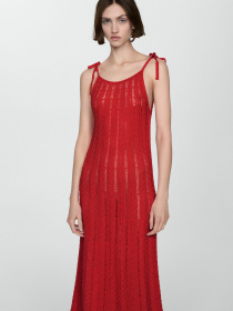 Платье миди MANGO Canario модель 77050342_87 Фото