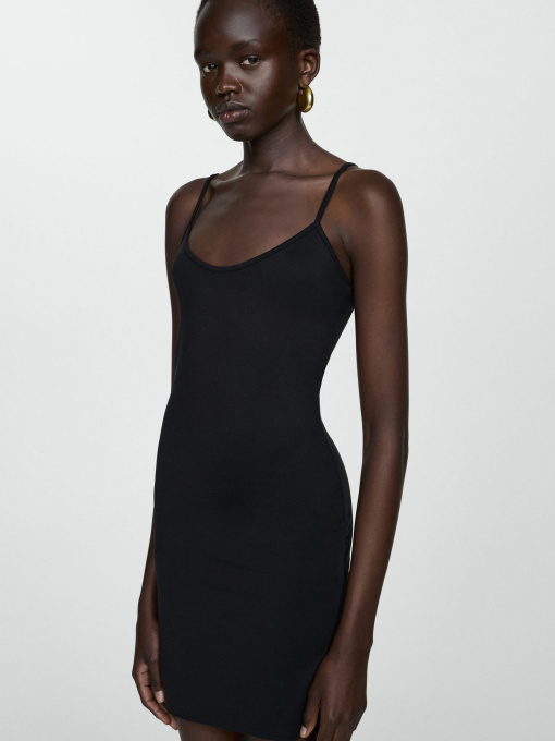 Платье мини MANGO Chi модель 77010375_99 Фото