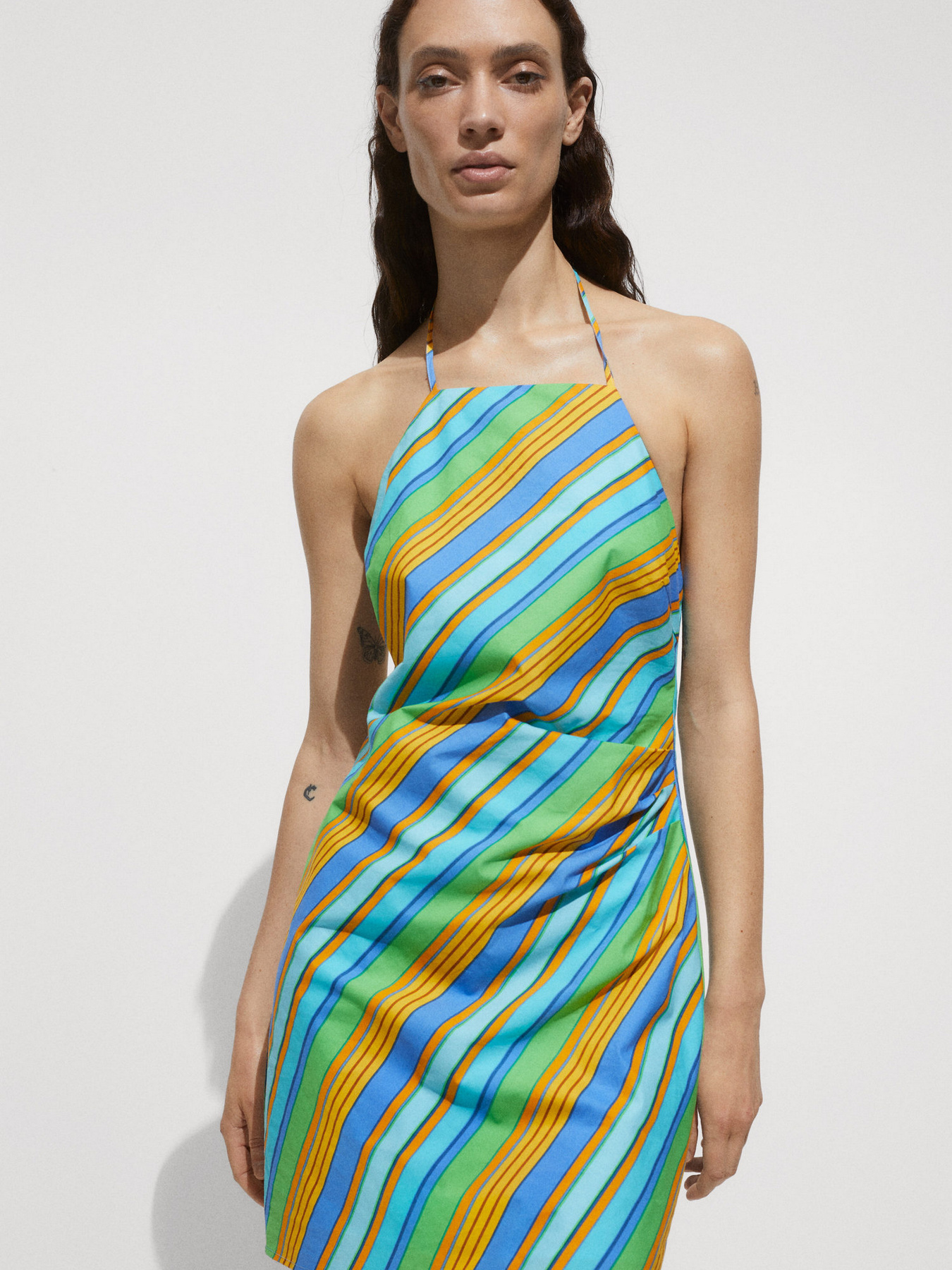 Сарафан MANGO Stripi модель 77030352_52 Фото