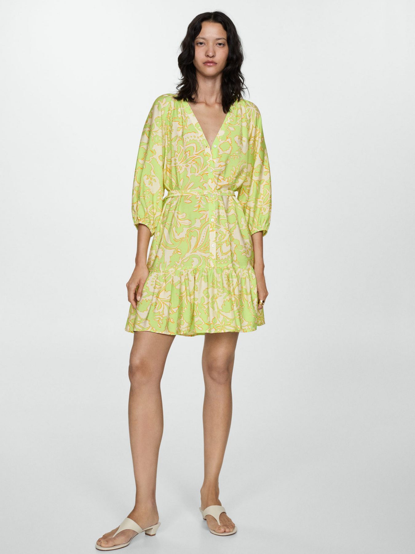 Платье мини MANGO Clavel модель 77060344_14 Фото