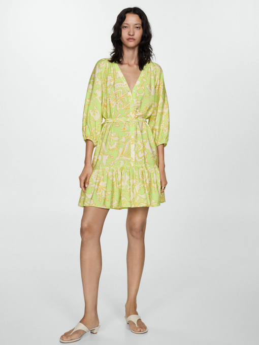 Платье мини MANGO Clavel модель 77060344_14 Фото