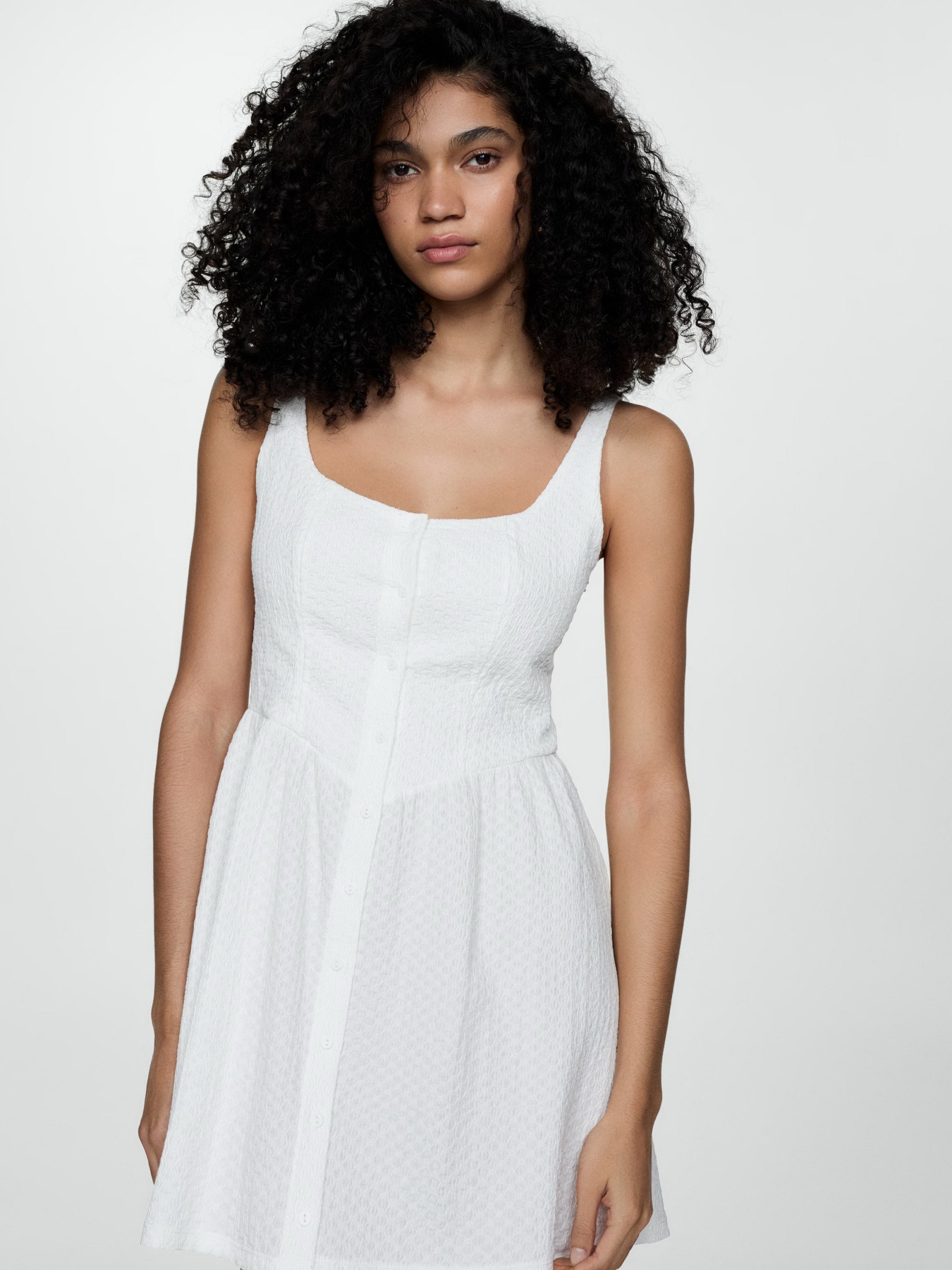 Сарафан MANGO Milk модель 77080361_1 Сарафан MANGO Milk модель 77080361_1 Фото