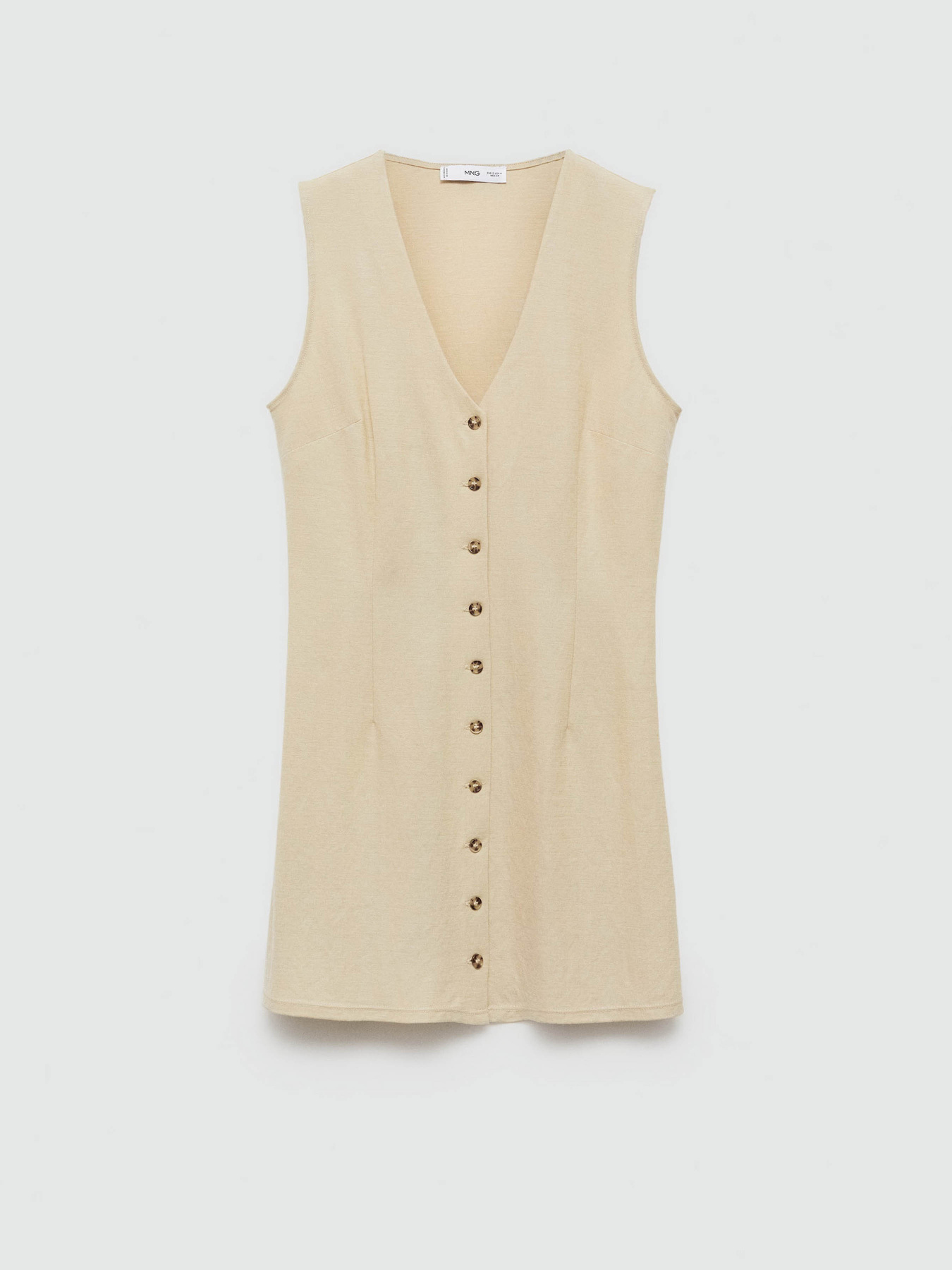 Платье мини MANGO Choco модель 77090364_8 Фото