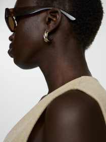 Платье мини MANGO Choco модель 77090364_8 Фото