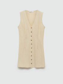 Платье мини MANGO Choco модель 77090364_8 Фото