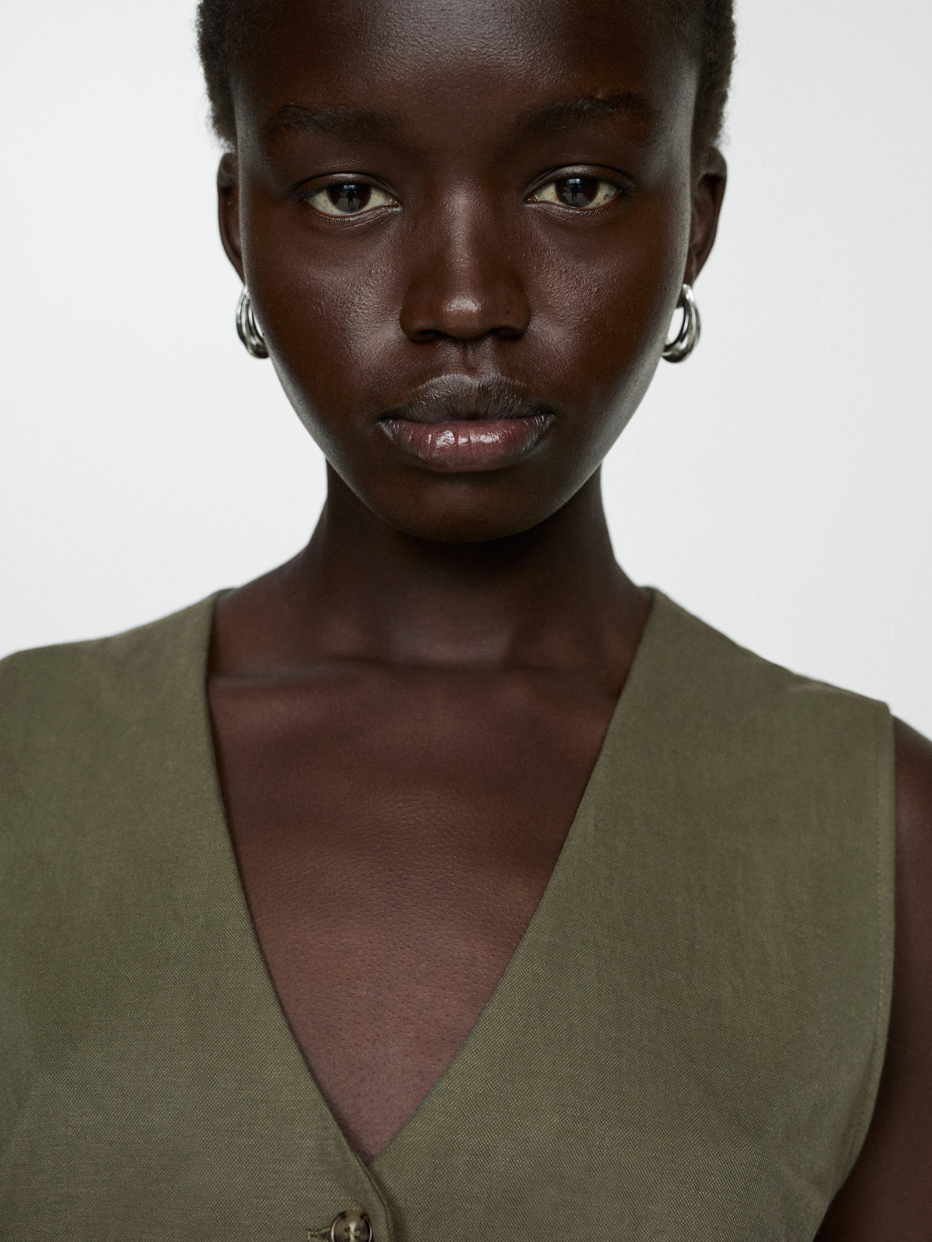 Платье мини MANGO Choco модель 77090364_37 Фото