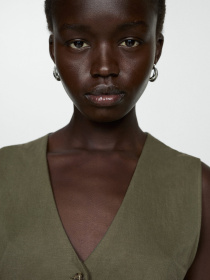 Платье мини MANGO Choco модель 77090364_37 Фото