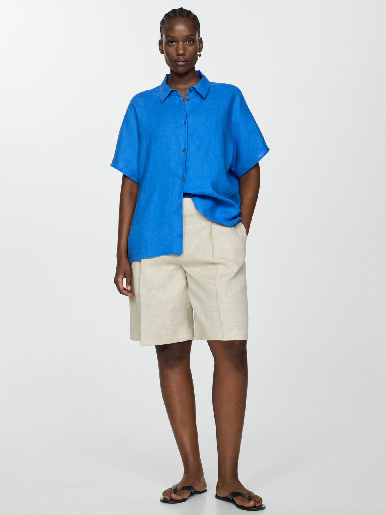 Сорочка повсякденна MANGO Pai модель 77010203_55 Фото