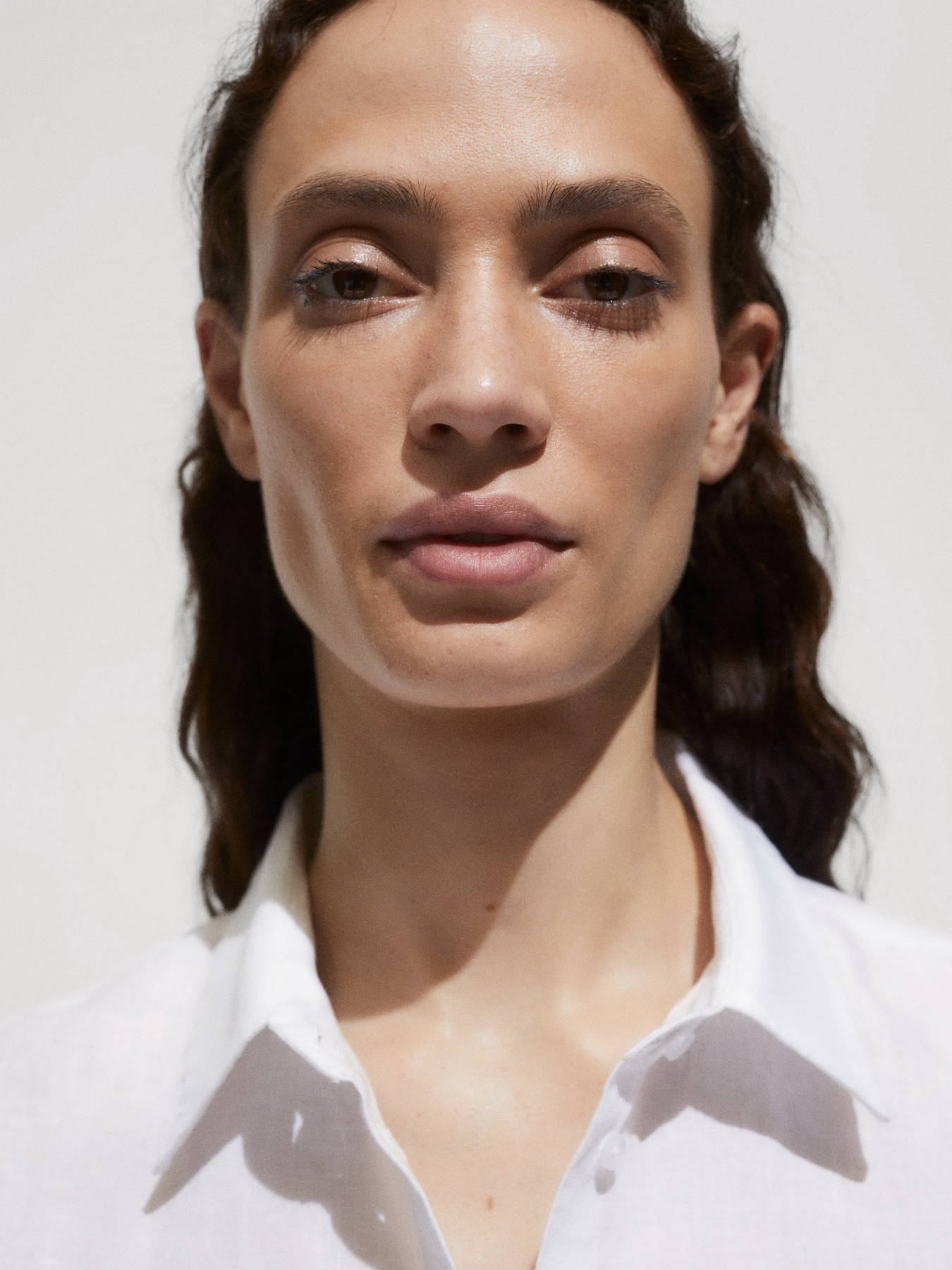 Рубашка MANGO Lino модель 77020348_2 Фото