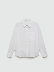 Рубашка MANGO Lino модель 77020348_2 Фото