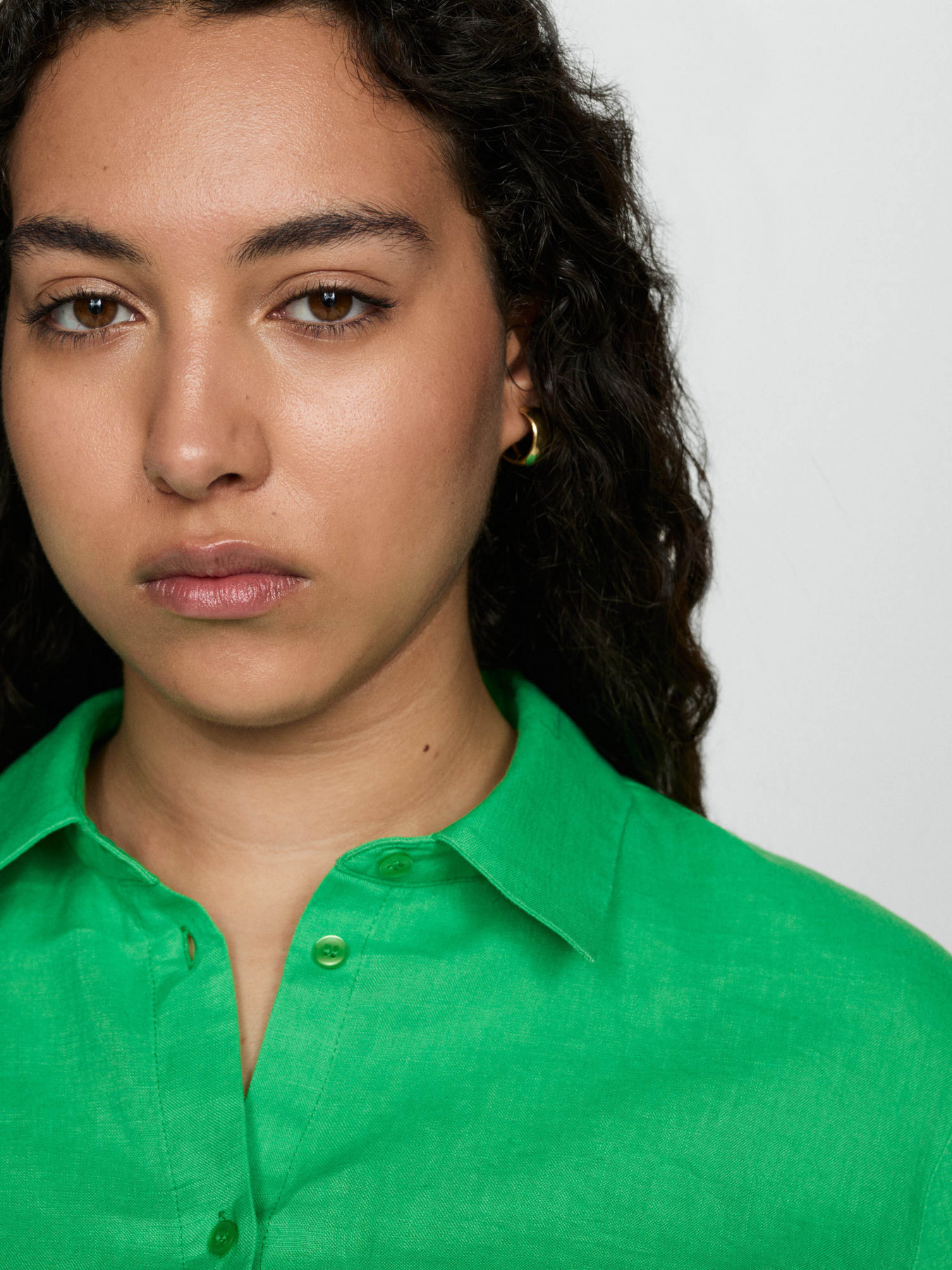 Сорочка MANGO Lino модель 77020348_42 Фото