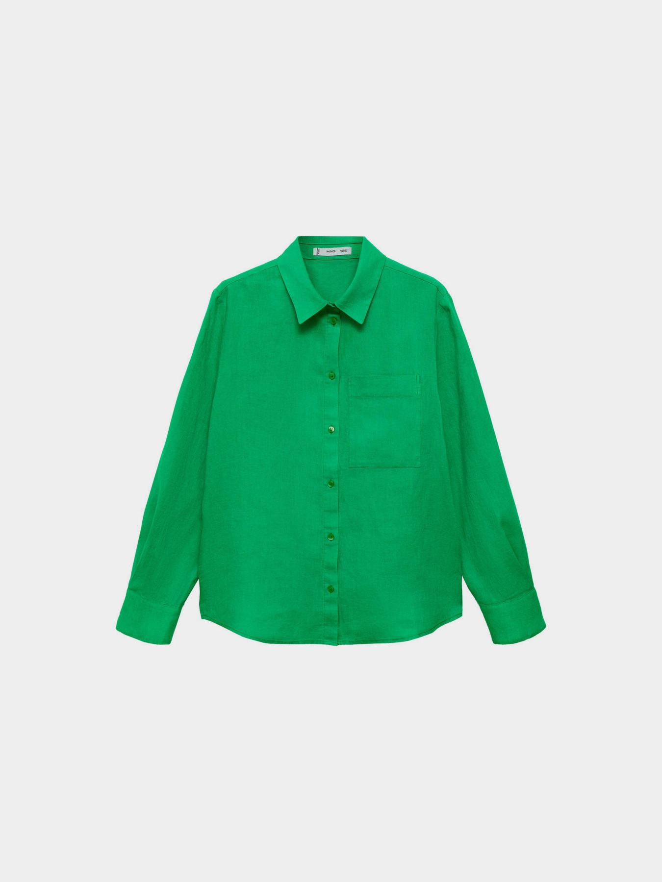Сорочка MANGO Lino модель 77020348_42 Фото